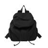 Solid Color Nylon Large Capacity Backpack For Women Travel And Daily Use