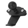 Dashboard GPS Back Mount Anti Shake Handheld GPS Clip Holder with 1 Inch Ball Head for Motorcycle Off Road Car