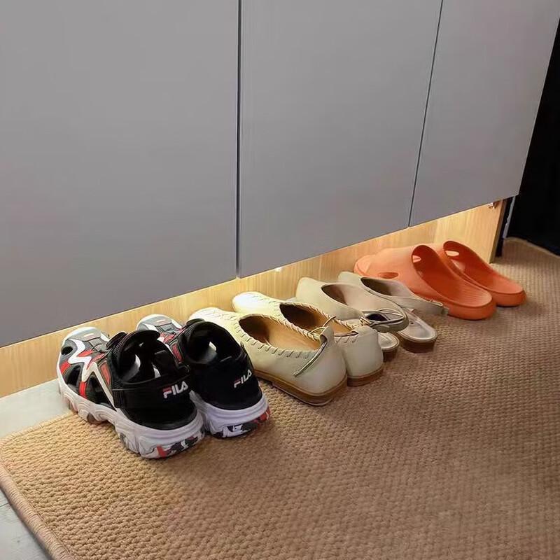 Felpudo de entrada Guraide con aspecto de sisal