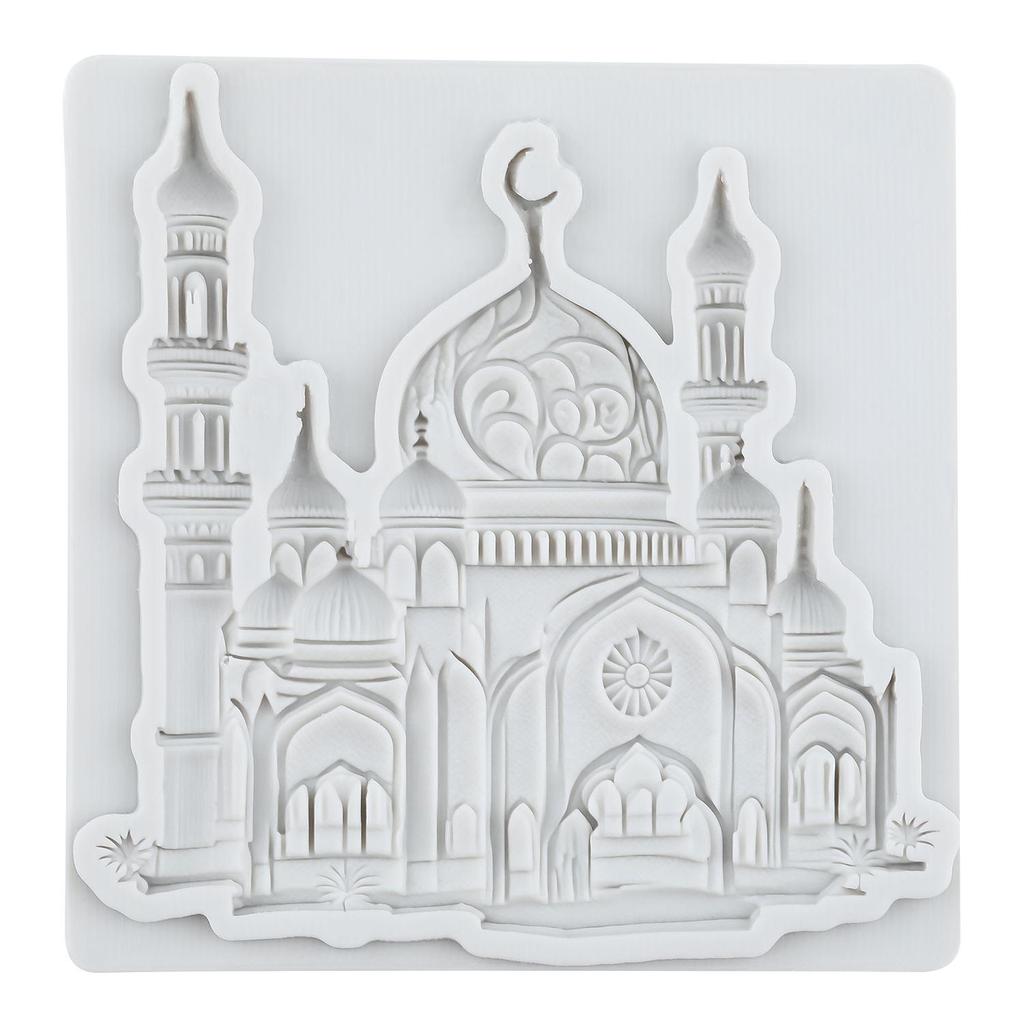 Fairytale Castle Silicone Mold Castle Fondant Molds Cake Decorating Tools Cupcake Topper Candy Resin Clay Chocolate Gumpaste Mold