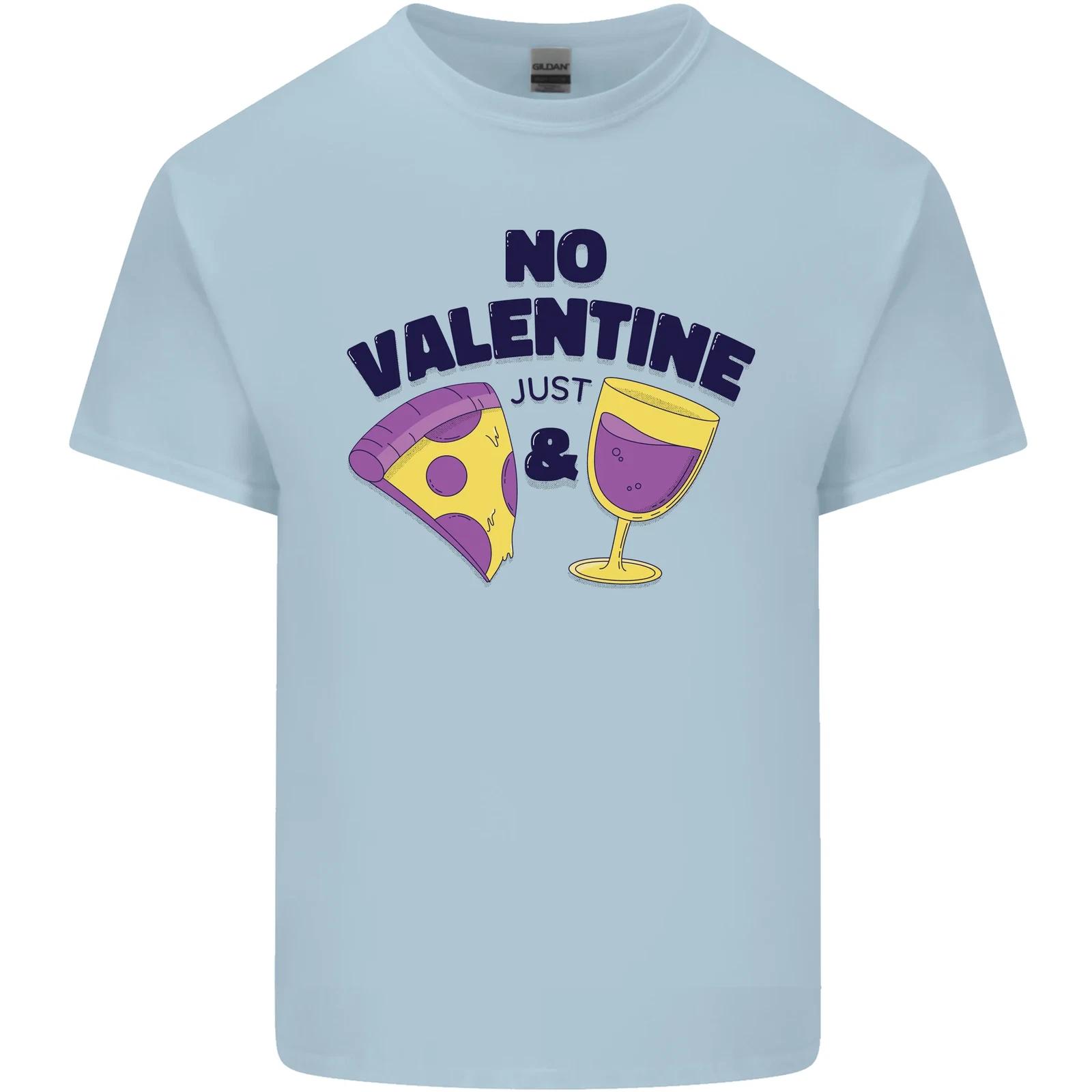 Anti Valentines Day Just Pizza & Wine Kids T-Shirt Childrens 3XL