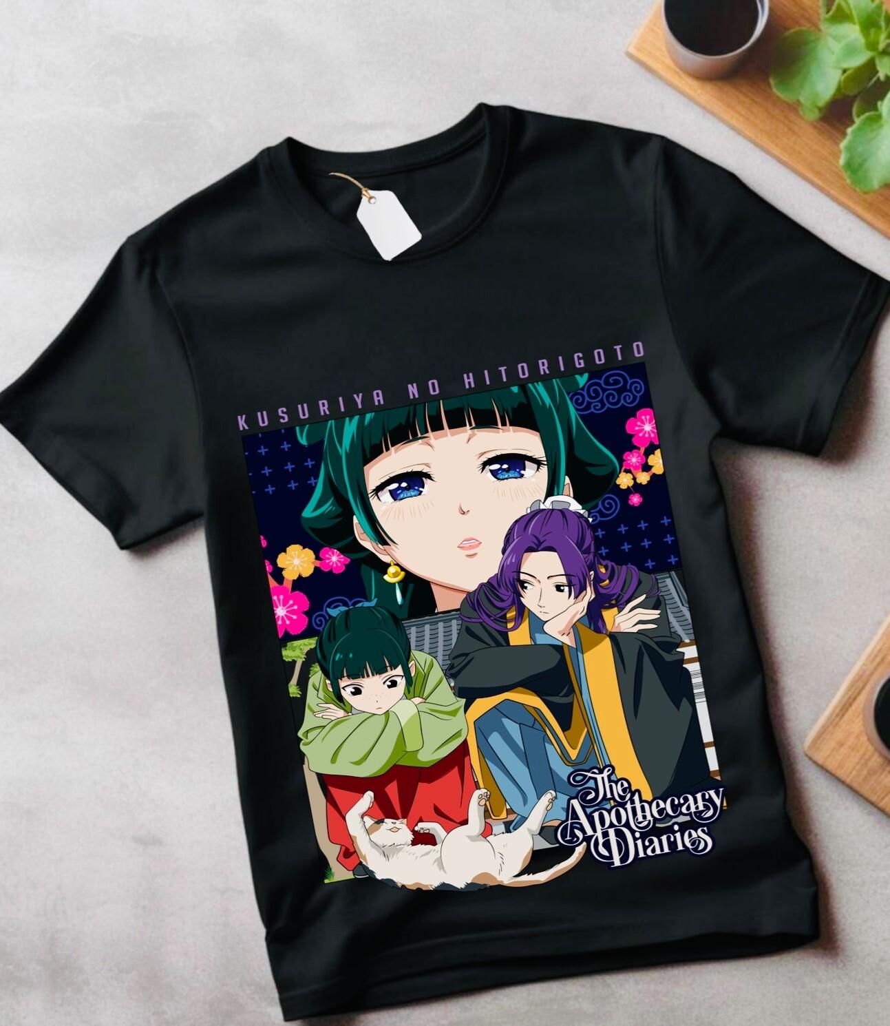 

kusuriya no hitorigoto maomao T-Shirt Mens Womens Tees Top Kawaii Short Sleeve Waifu Girl GifT Shirt Mens Womens Tees Top 2XL