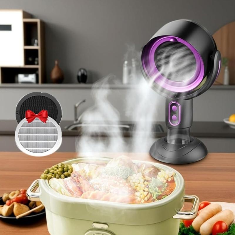 Cappa Aspirante da Tavolo Regolabile Dispositivo Purificazione Fumi Funzionamento Silenzioso Cappa Aspirante da Cucina Texture ABS per Cucina