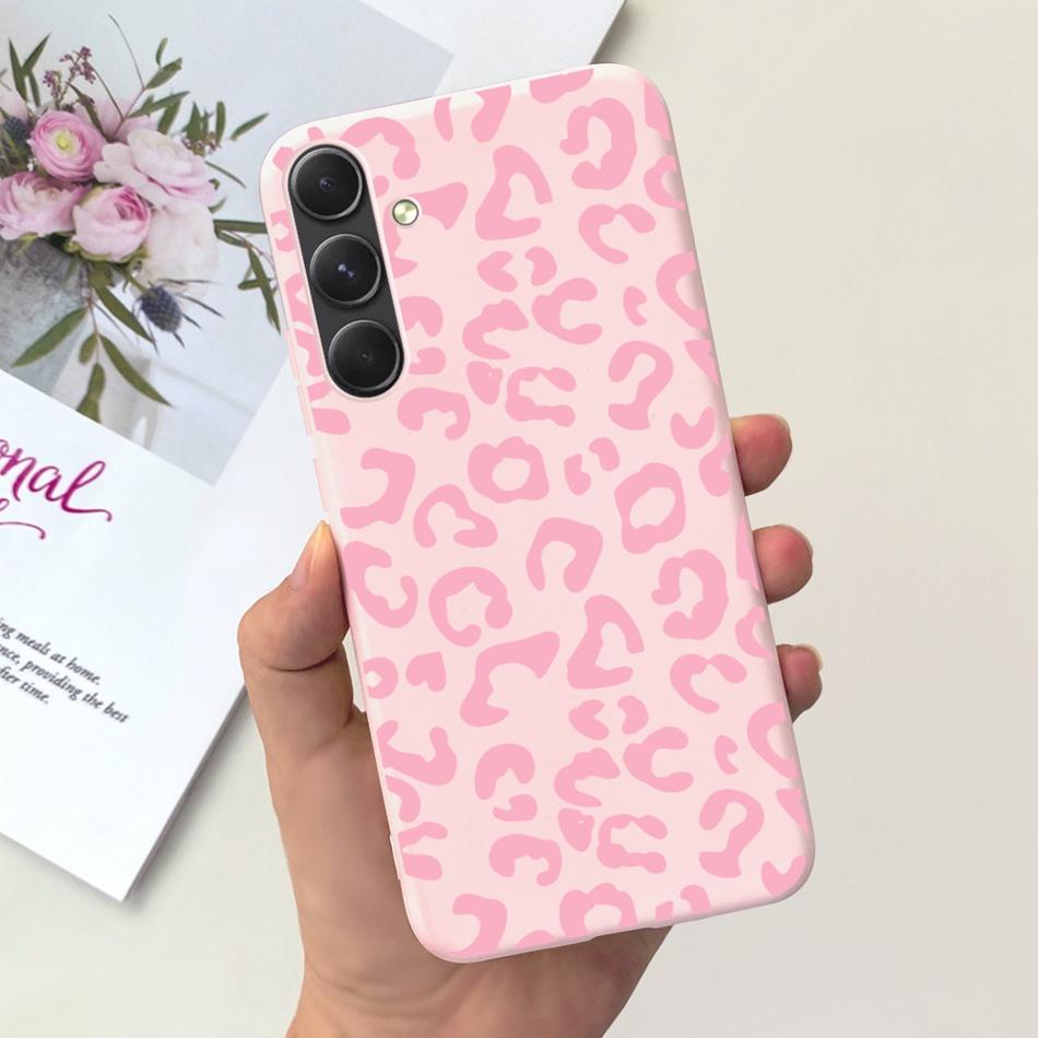 For Samsung Galaxy A55 Phone Case Samsung A55 5G SM-A556B Fashion Moon Pattern Soft Silicon Back Cover