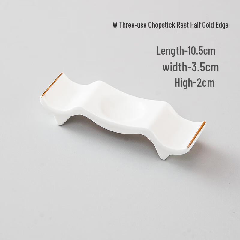 Multi-use Ceramic Chopstick and Spoon Rest