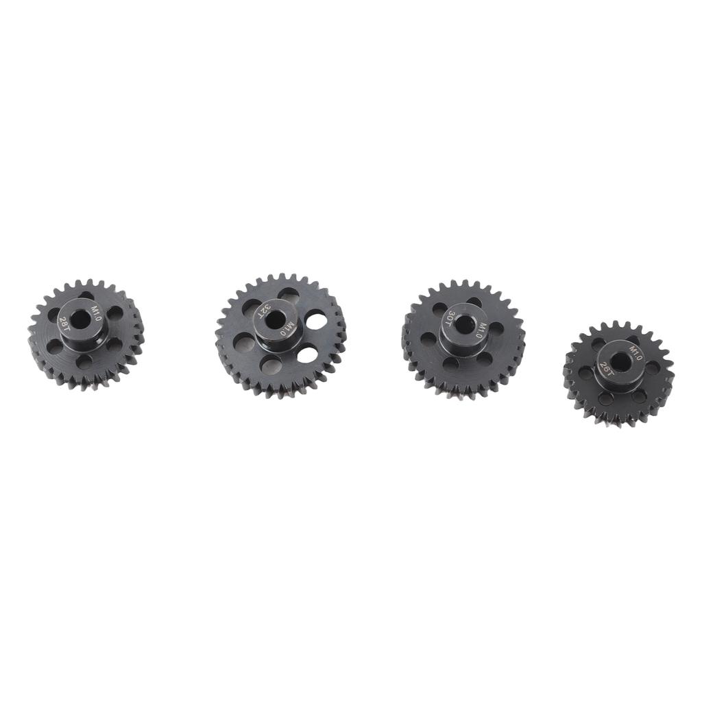 RC Motor Gear 26T 28T 30T 32T 25DP M1 5mm Metal RC Motor Pinion Set for 18 RC Cars