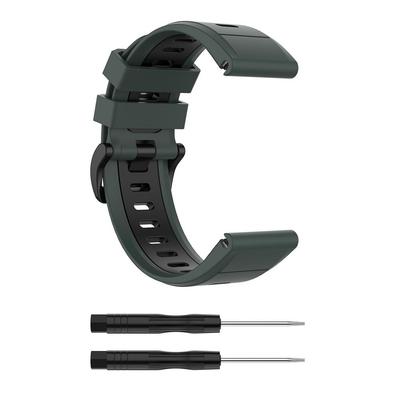 Sangles de Rechange Compatibles pour Garmin Fenix 7X Fenix 6X GPS Fenix 6X PRO Montre Bracelet en Silicone 26mm Libération Rapide