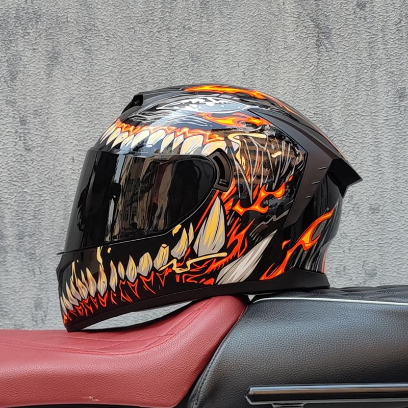 LVS tam yüz kask Casco Moto Capacete motosiklet kaskı yarış kaskı Casque Moto tam yüz Kask downhill DOT