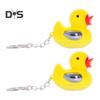 Shocking Duck Keychain LED Light Key Ring for Pranks Funny Gadget Novelty Electric Key Chain Portable Joke Toy Great Gift for Friends Coworkers