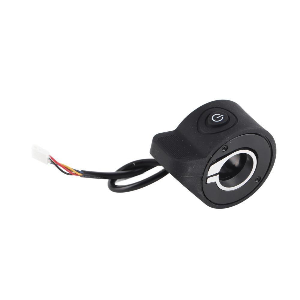 ABS Electric Scooter Thumb Throttle Single Button Speed Control Thumb Throttle Black Scooter Throttle Speed Accelerator