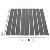 WPC Garden Fence 175 X 186 Cm Grey