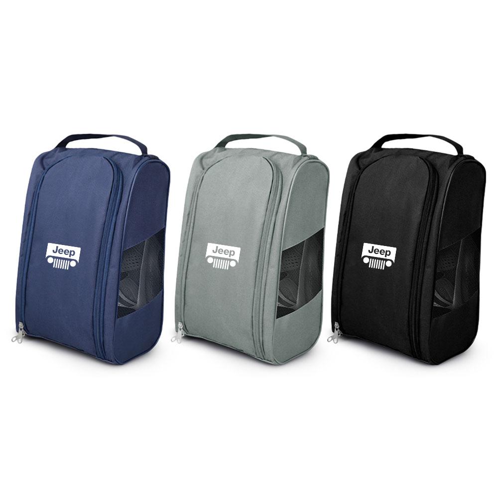Car Emblem Shoes Storage Bag Organizer Interior Accessory Auto Styling For Jeep Grand Cherokee Wrangler Renegaed Compass JPB JK AMP1