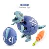 Stem Deformation And Assembly Dinosaur Egg Velociraptor Triceratops Nut Screw Disassembly And Assembly Combination Toy