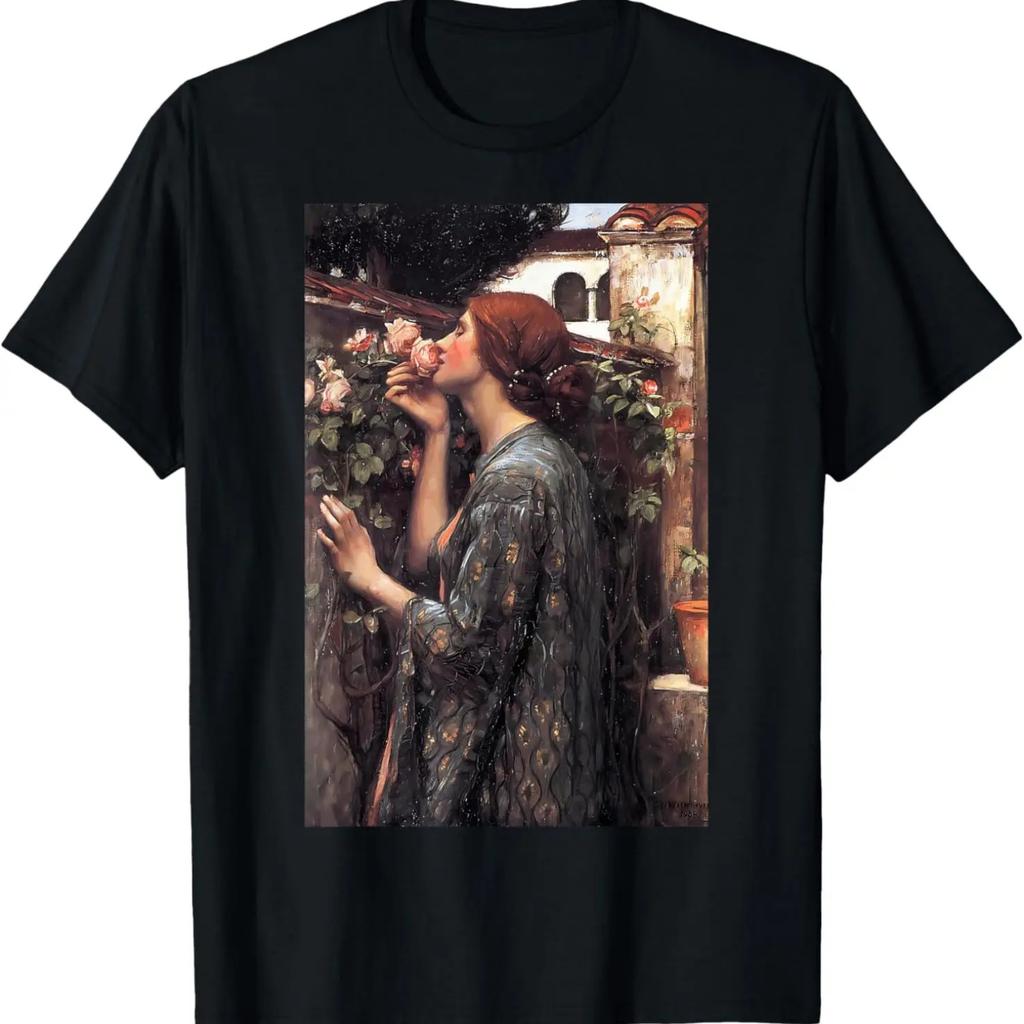 The Soul of the Rose by John William Waterhouse T-Shirt