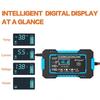 12V Smart Pulse Repair Charger for Lead-Acid Motorcycle and Car Batteries