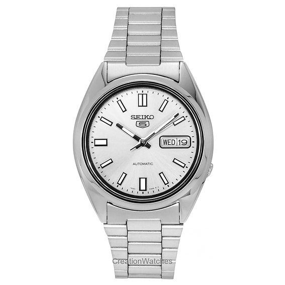 Refurbished Seiko 5 Automatic SNXS73 SNXS73K1 SNXS73K Men s Watch серебряный/белый