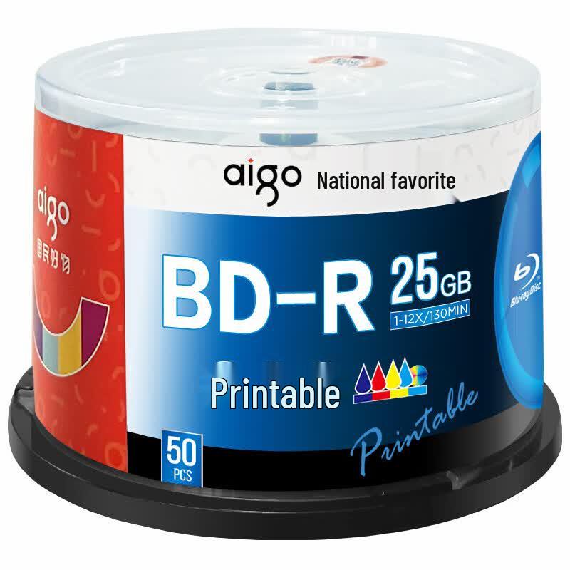 aigo 25GB BD-R Printable Blu-ray Discs