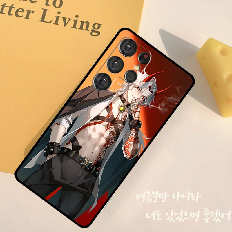 Genshin Impact Arataki Itto Phone Case For Samsung Galaxy S25 Ultra S9 S10 S20 S22 S21 FE S23 S24 Plus Back Cover Shell