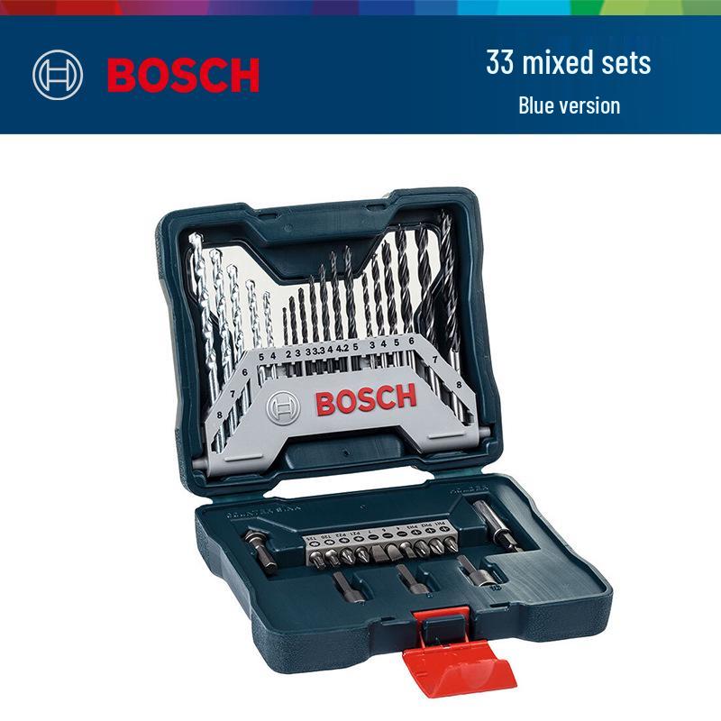 Bosch 33-Piece Multifunctional Tool Set with Titanium-Plated Drill Bits