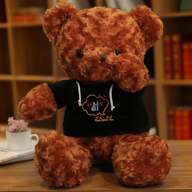 Clothes Teddy Bear Doll Plush Teddy Bear Sweater Hug Bear Doll Girl Soothing Ragdoll