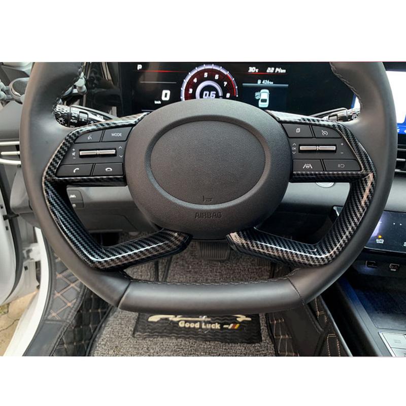 Car Steering Wheel Decorative Strip Accssories For Hyundai Elantra Interior Stickers Auto Styling Trim    2024 2025