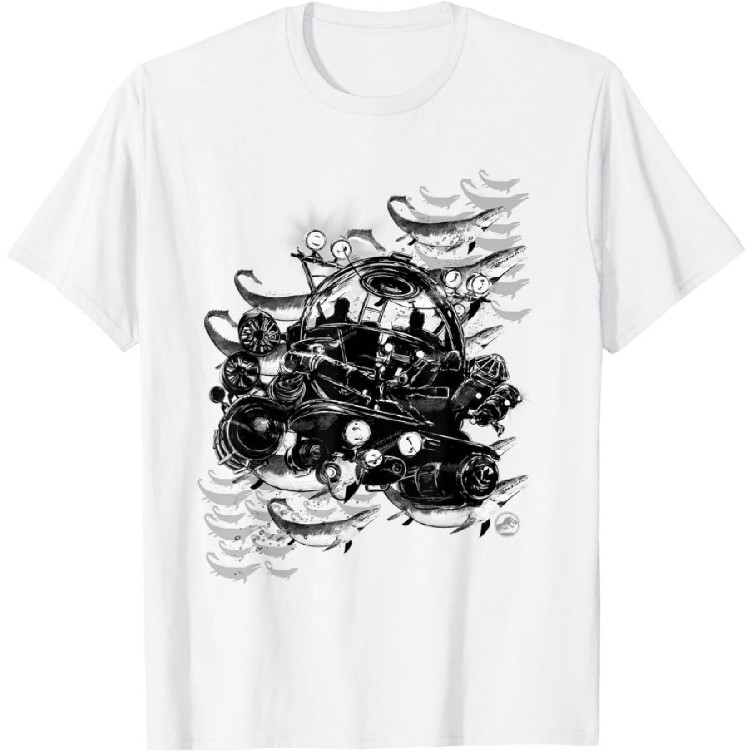 Jurassic World Fallen Kingdom_ Gyrosphere Underwater Tee T-Shirt S