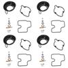 44 st Kolvmembran Förgasare Reparationssats Metall Gummi Ersättning för CBR600F4