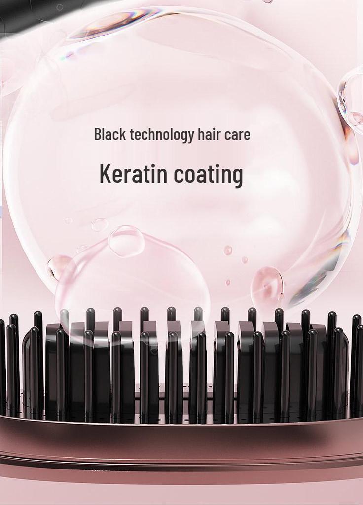 Rechargeable Wireless Hair Straightening & Curling Comb