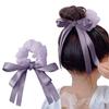 GFun Scrunchie Ribbon Hair Large Hair Ribbon for Hair Entrance and Purple Accessory, Kids, Arrangement, Recitals, Ceremonies, Graduations, Outfits,