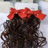 Girls Princess Party Baby Wig Hairpin Children's Bow Wig Hair Accessories Bowknot Hairclip