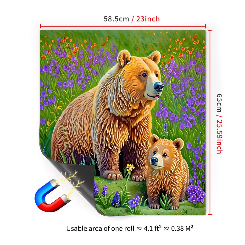 65X58.5Cm Household Dishwasher Magnetic Sticker Kitchen Home Refrigerator Magnetic Sticker