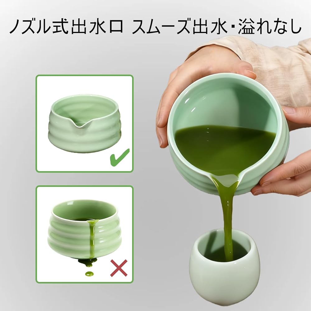 EatnMgan Matcha Tea Set 7-Piece with Matcha Bowl, Whisk, and Scoop for Beginners Tea Ceremony