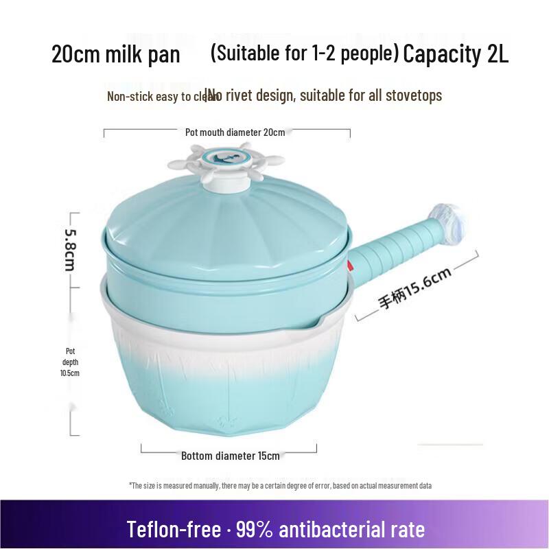 TIBORANG Carousel Multi-Purpose Non-Stick Saucepan 20cm