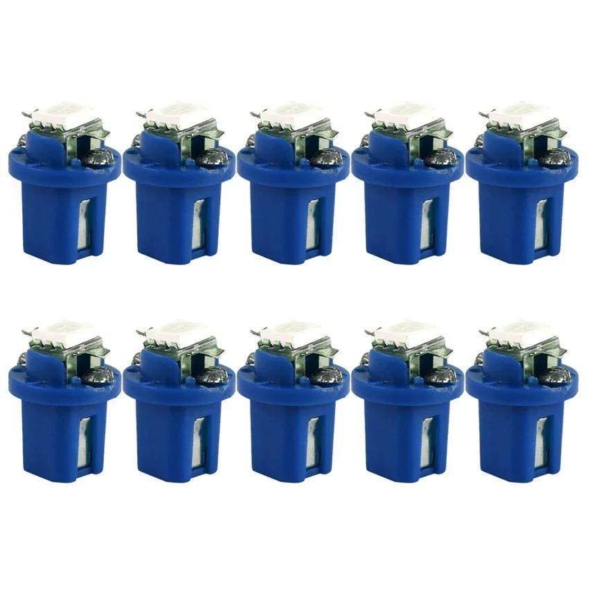 10pcs T5 B8.5d LED Car Instrument Panels Lights Low Power Bulbs 5050 SMD Automobile Dashboard Switch Lamp 12V Car Light Interior