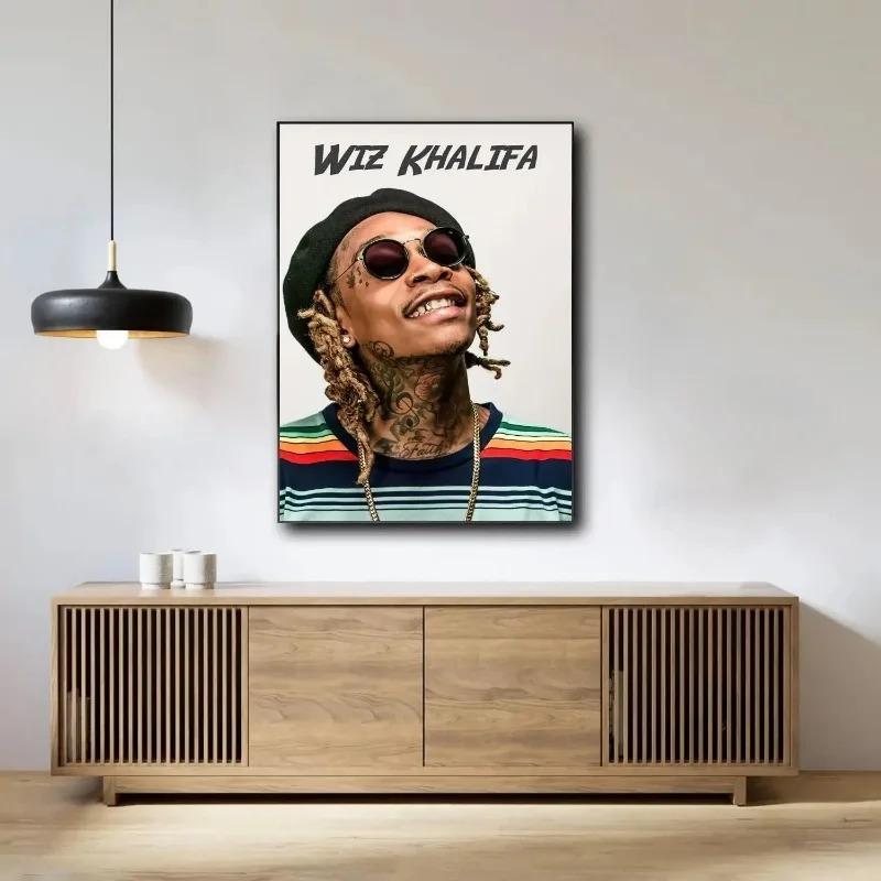 Wiz Khalifa Dekoration Kunstposter Wandkunst Personalisierbares Geschenk Modernes Familien Schlafzimmer Dekor Leinwandgemälde