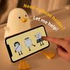 YuanDian Duck Night Bedside LED Nursing Timer Cute PuniPuni Table Night Gift for USB Safe ABS Indirect Warm Baby Gift Light, Lamp, Light, Setting,