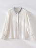 Women's 22 Momme Silk Color Block Shirt - Long Sleeve, Single-Breasted, Loose Fit, Slimming, New Spring/Summer 26 Arrivals.