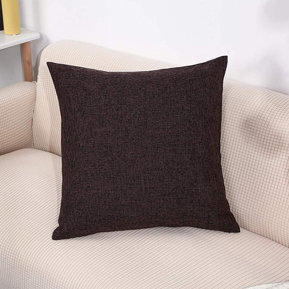 Cushion Cover Pillow Cover Linen Pillowcase for Sofa Living Room Outdoor 45*45cm Home Decor