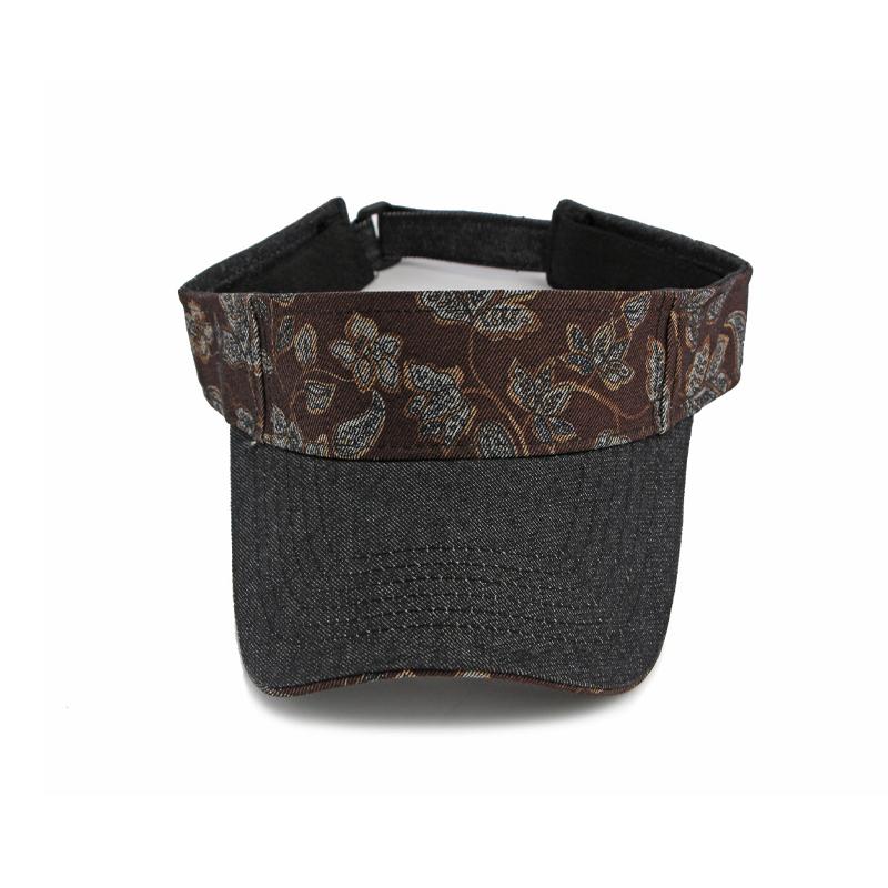 Flor de anacardo Gorra vacía Sombrero de sol de verano para mujer Sombrero de sol para deportes al aire libre Montar en bicicleta Sombrero de sol Gorra de béisbol de mezclilla