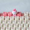 3D Mechanical Keyboards Creative Cartoon Rabbit Shaped Gamer Keyboards Keycaps for Office Decompression