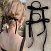Women Hair Bows Barrette Hair Clip 2000s Trend Side Clip Fashionable Elegant Sweet Bowknot Photo Props