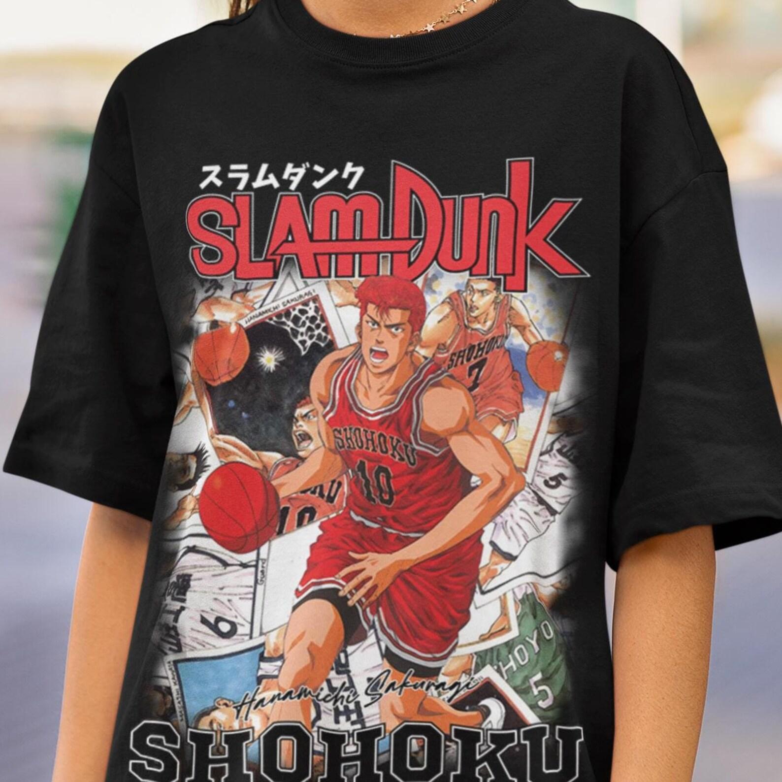 T-Shirt, Sport 90s Anime Lovers, basketball Anime T-Shirt, Otaku Ropa, Graphic Anime Unisex Shirt S