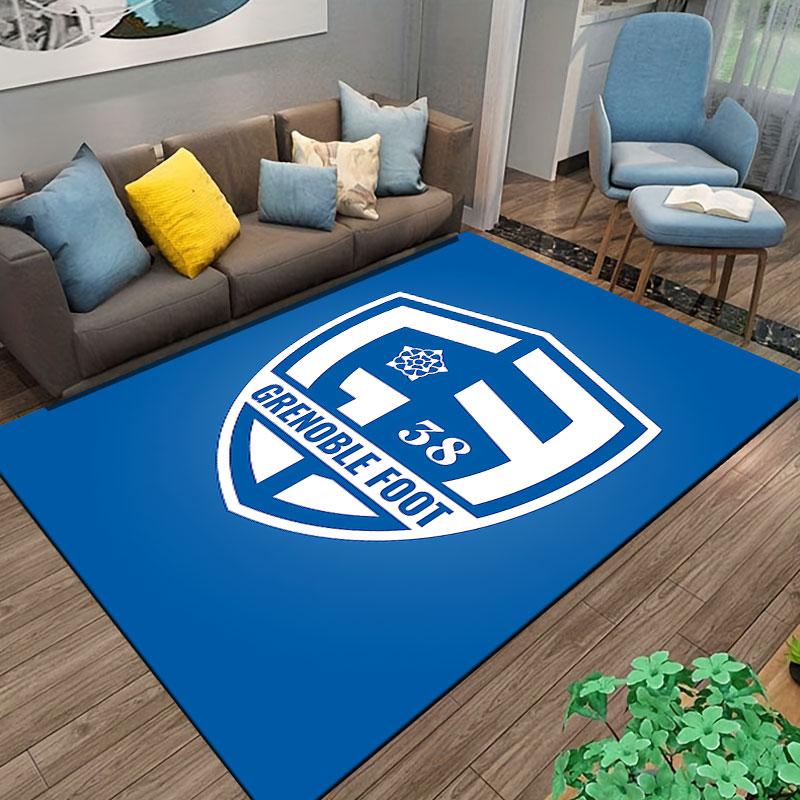 Grenoble Foot Logo Carpet suitable as a non-slip mat for the living room or bedroom sofa
