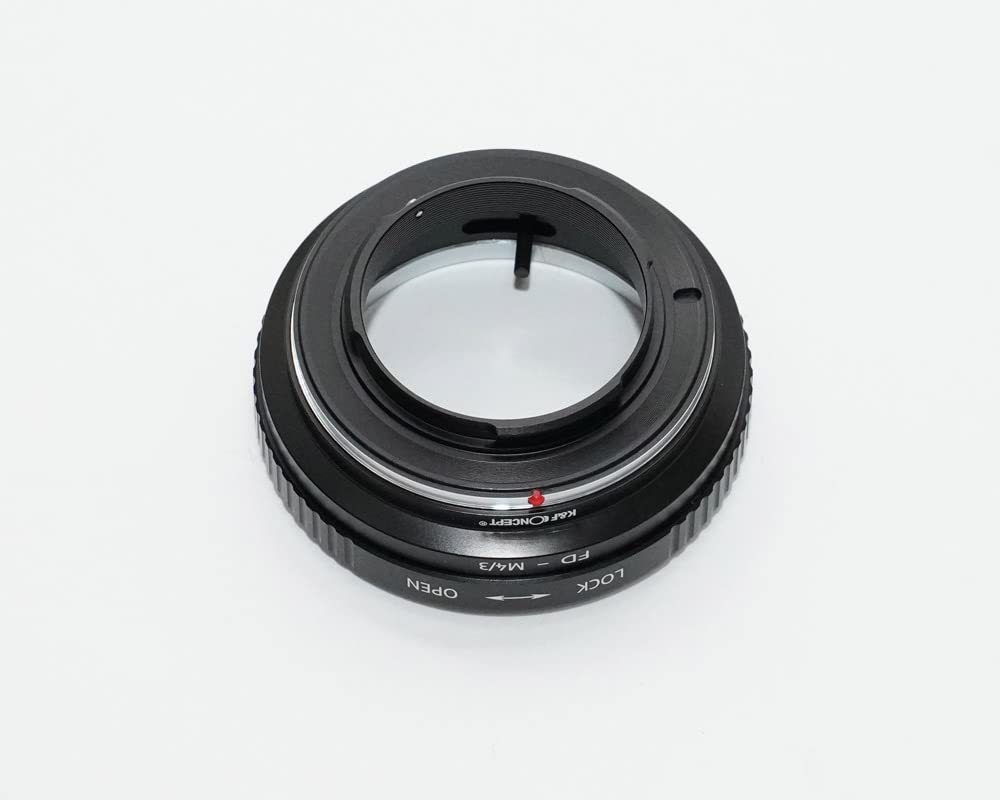 Canon FD Lens to Micro Four Thirds Mount Adapter with Lens Cloth K&F m4/3 fd-m43 (KFM43)