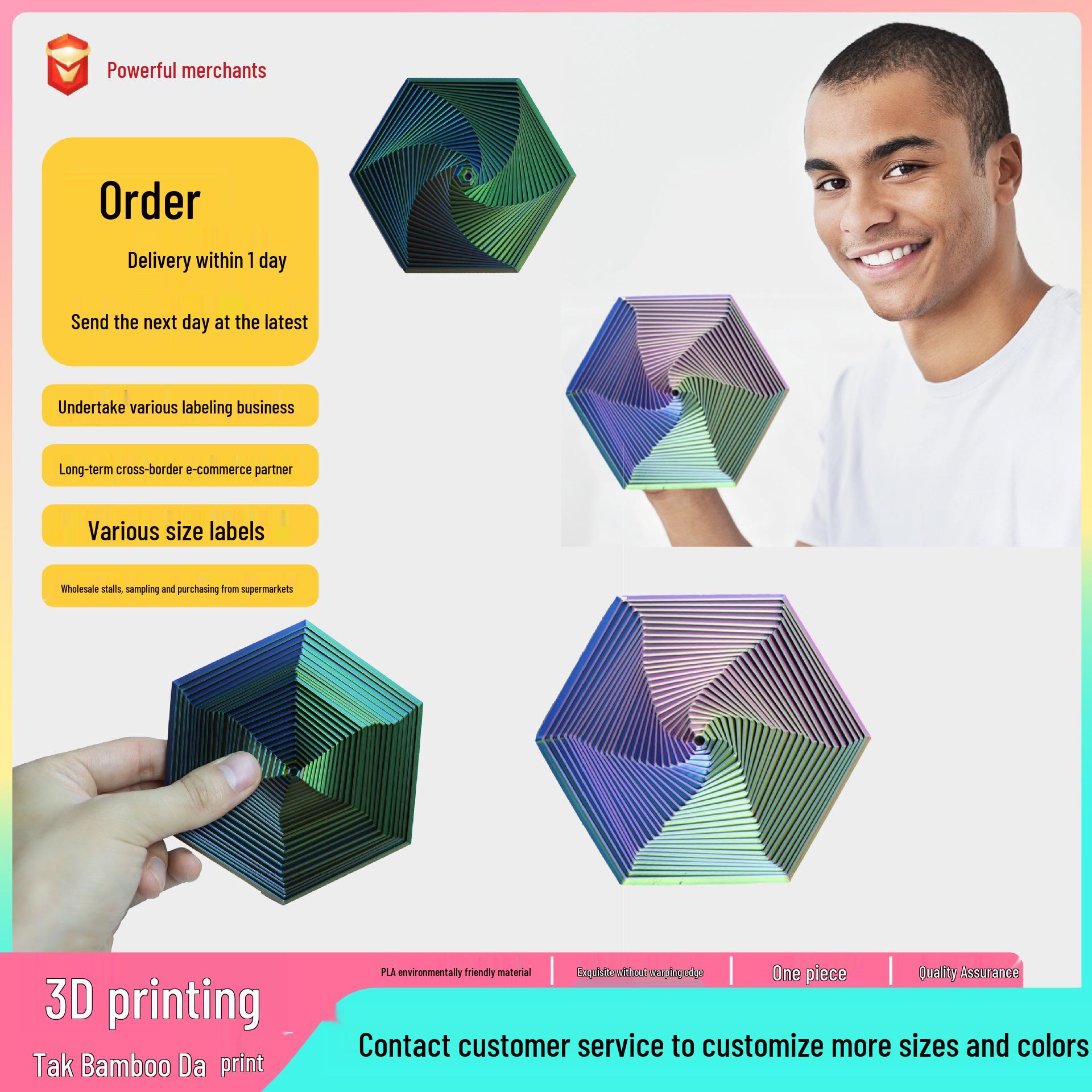 

Hot-Selling Hexagon Fidget Toy: Creative Stress Relief for Adults & Kids