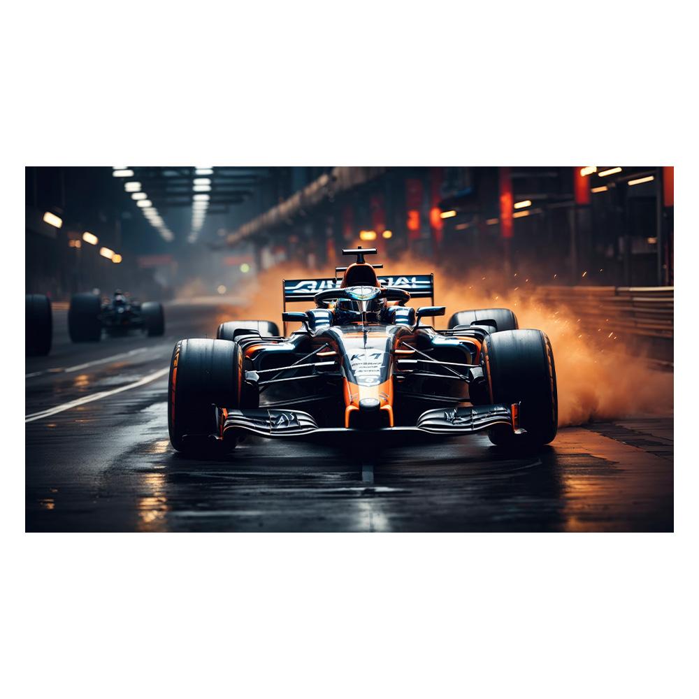 Racing Car Wall Art Picture Vehicle Modern Canvas Painting Poster and Print for Living Room Bedroom Home Decor