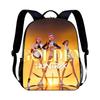 KPop Demon Hunters Cartoon Peripheral Backpack for Students Boys Girls Bags Teens Daily Backpack Travel Rucksacks Daily