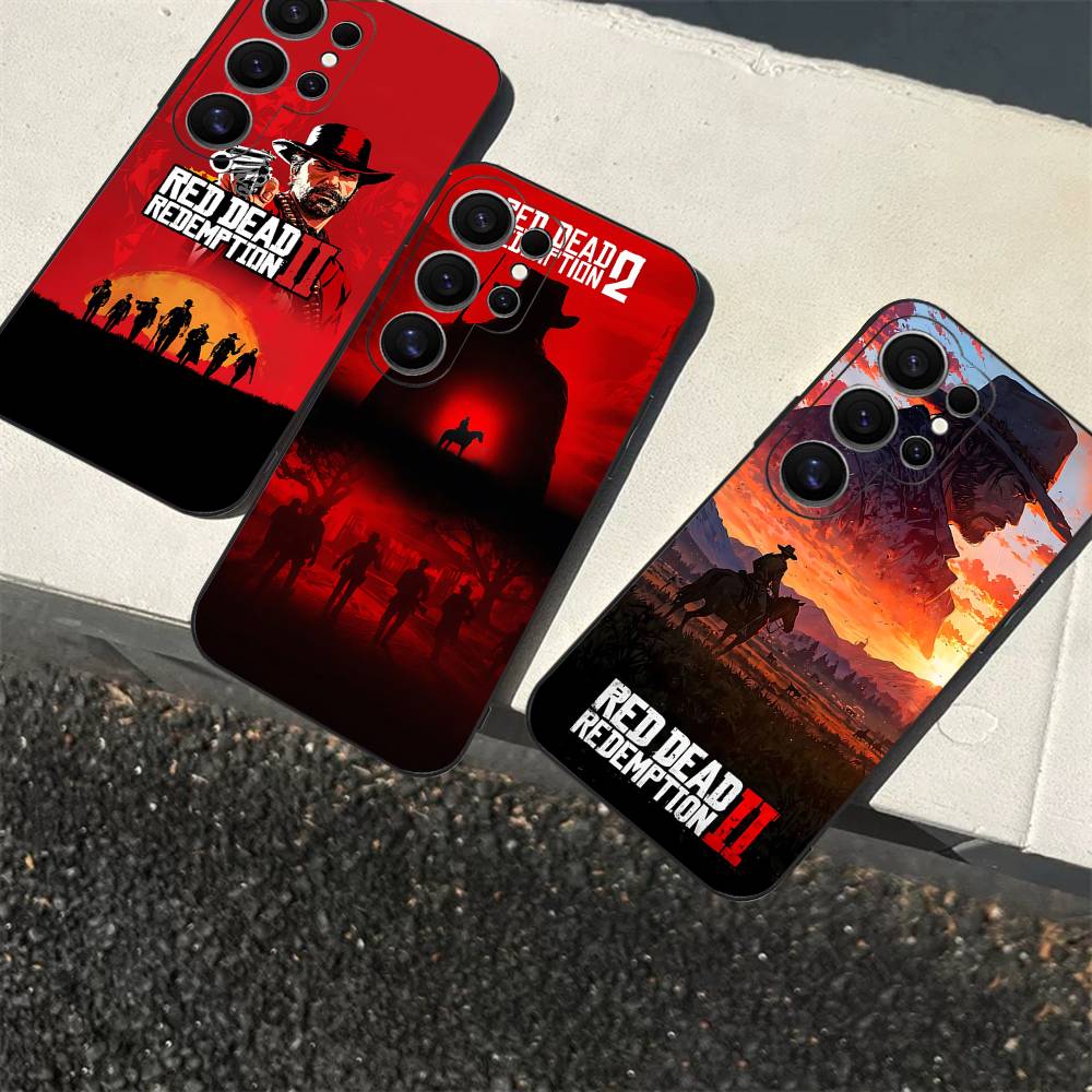 Game Red Dead R-Redemption Phone Case For Samsung S 24 Fe 25 Ultra Plus 20 Lite 21 30 22 23 24 22 Ultra 5G Fundas
