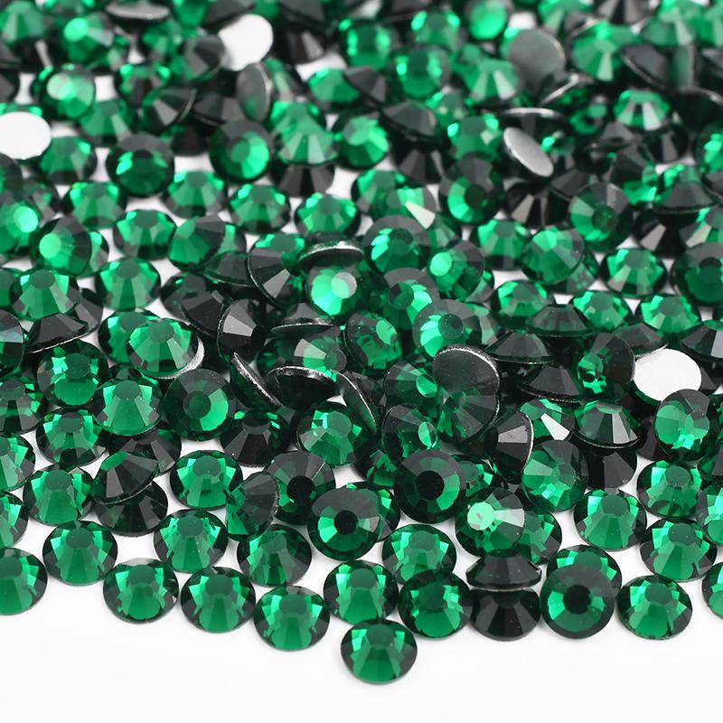 Glitter SS6 SS12 SS16 SS20 Light Rose Flat Back Crystal Stones Applique Non Hotfix Strass Glass Nail Rhinestone for DIY Craft