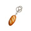 Adorable Mini Bread Keychain Cute Realistic Food Toy Charm Bread Key Holder For Keys Bags Backpacks And DIY Crafts